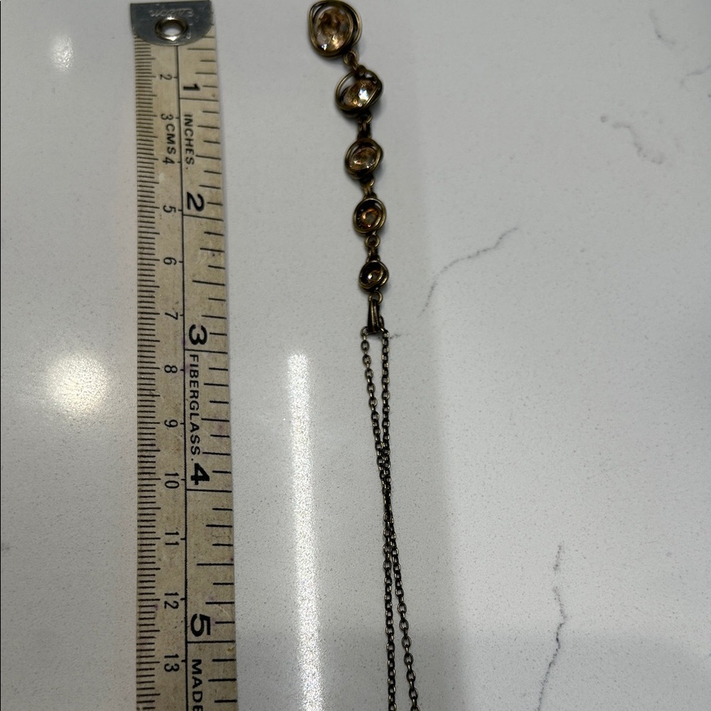 Chic Gold Drop Necklace - Picture 8 of 8